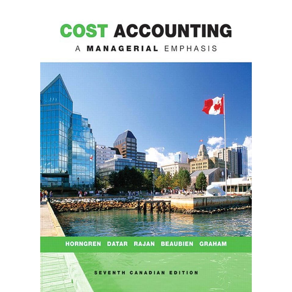 

BUKU COST ACCOUNTING 7e Canadian - HARD COVER