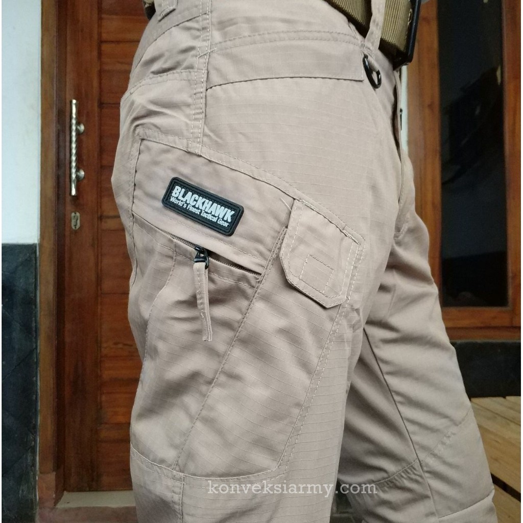 Celana tactical versi saku bobok besi bartex