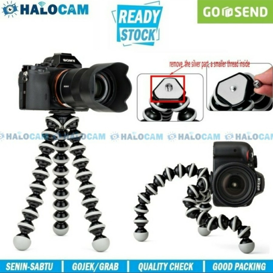 GORILAPOD FLEXIBLE LARGE DSLR MIRORRLESS CANON - GORILLAPOD UNIVERSAL - BC