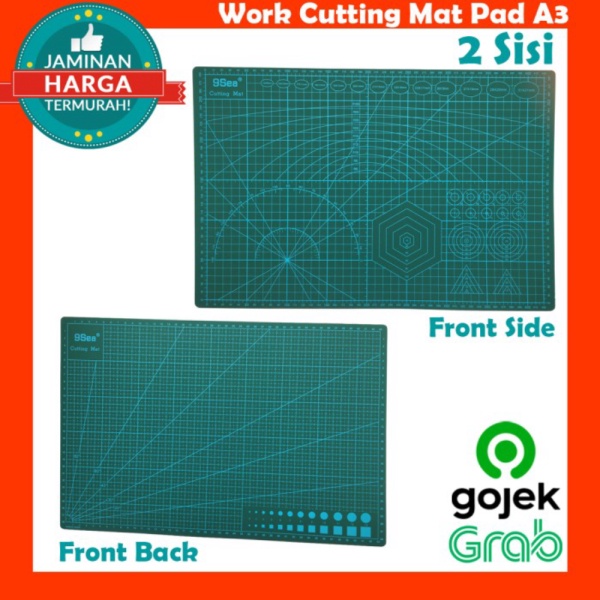 

Dijual accessories Work Cutting Mat Pad A3 45x30cm Alas Potong Kerajinan 2 Diskon
