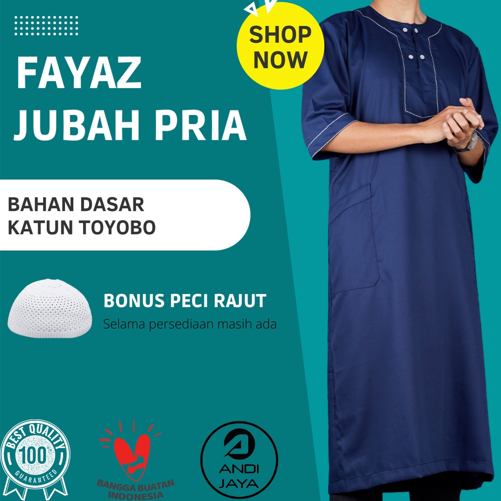 JUBAH MUSLIM PRIA FAYAZ - MOSLEM WEAR FAYAZ