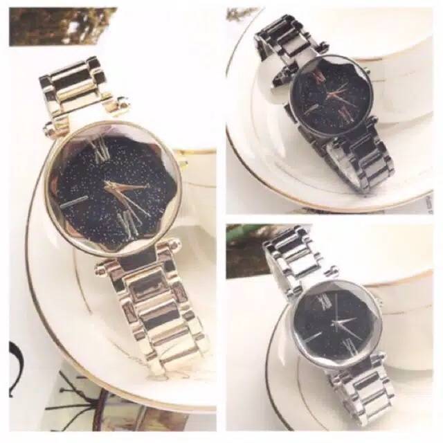 DR002 Jam Tangan Wanita Rantai Kristal