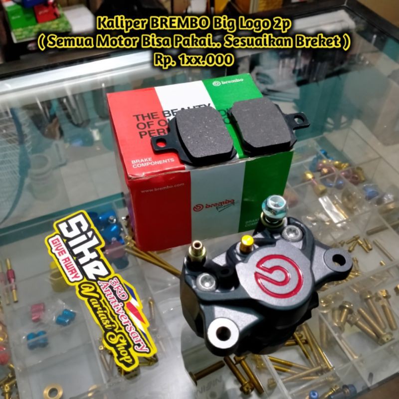 Kaliper Brembo 2p Big Logo Thailand Beat Scoopy Ninja Vario Satria Fu Dll