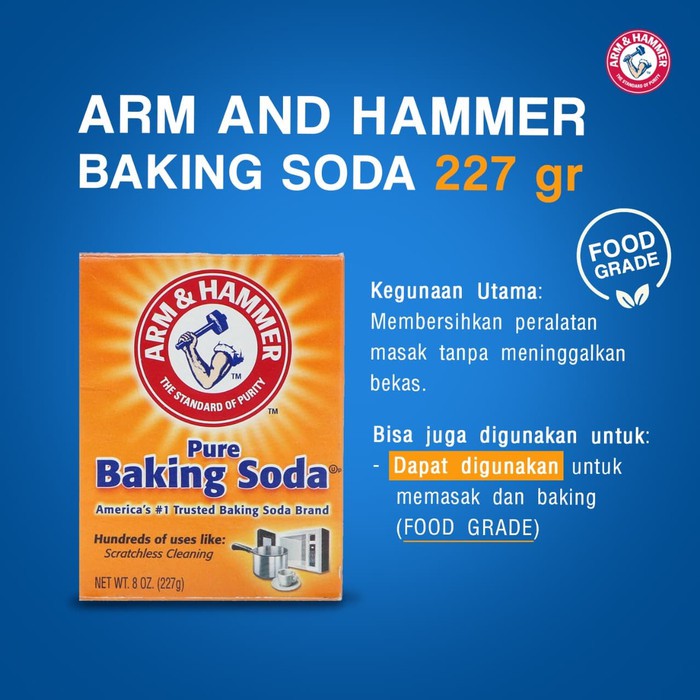 

Arm and Hammer - Pure Baking Soda 227gram