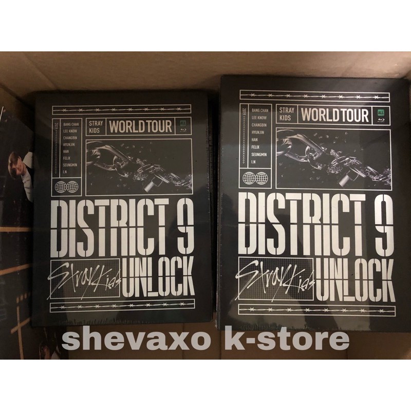 [READY STOCK]STRAY KIDS WORLD TOUR : DISTRICT 9 UNLOCK BLURAY