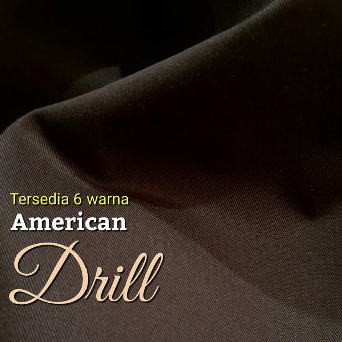 Kain American Drill Eceran Meteran Bagus Murah