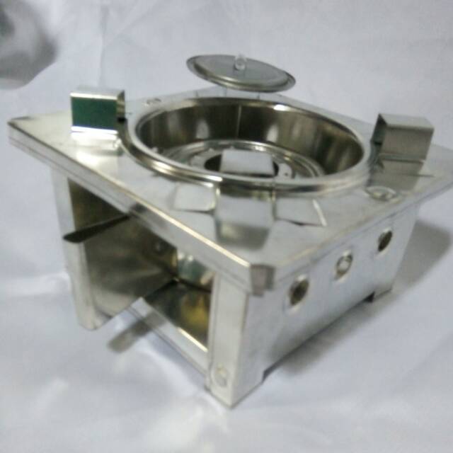 Mainan Kompor spirtus mini 14x14cm / Kompor spirtus berkemah