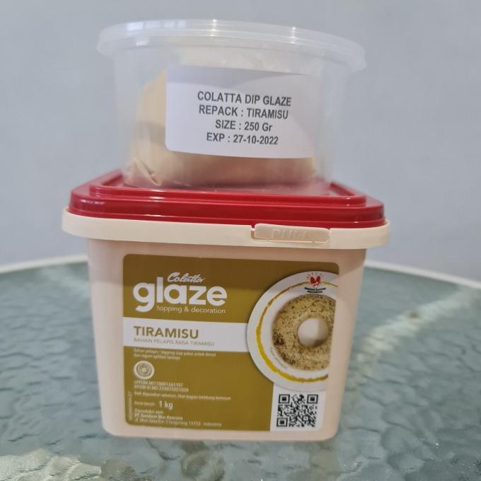 

Colatta Glaze rasa Tiramisu repack 250 Gr TERLARIS TERPERCAYA ORIGINAL