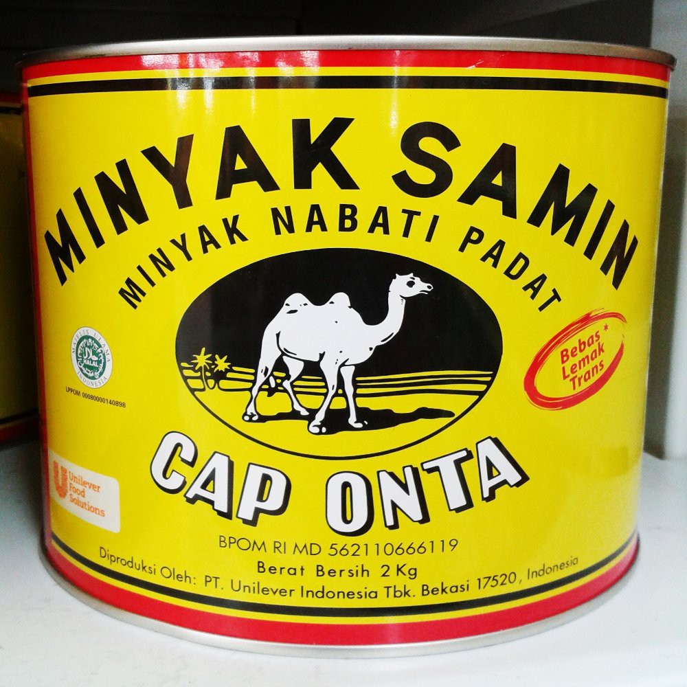 Minyak Samin Cap Onta / Minyak Nabati Padat / 2 KG