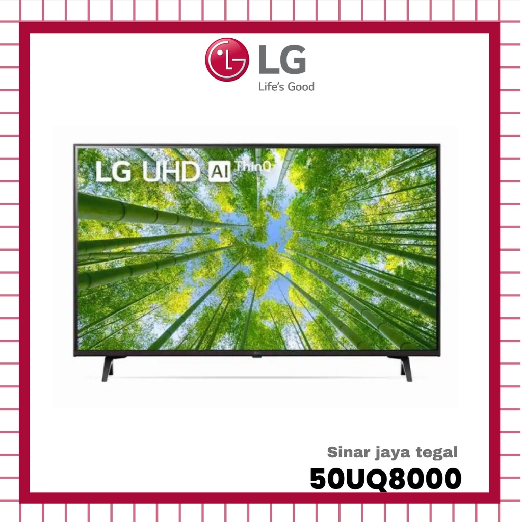TV LED LG 50INCH 50UQ8000 UHD SMART TV 50UQ8000 4K 50UQ80 UQ8000