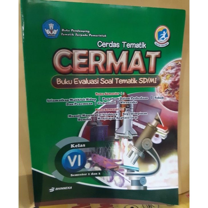 Cermat Buku Evaluasi Soal Tematik SD Kelas VI Semester 1 & 2 Ismoyo -original