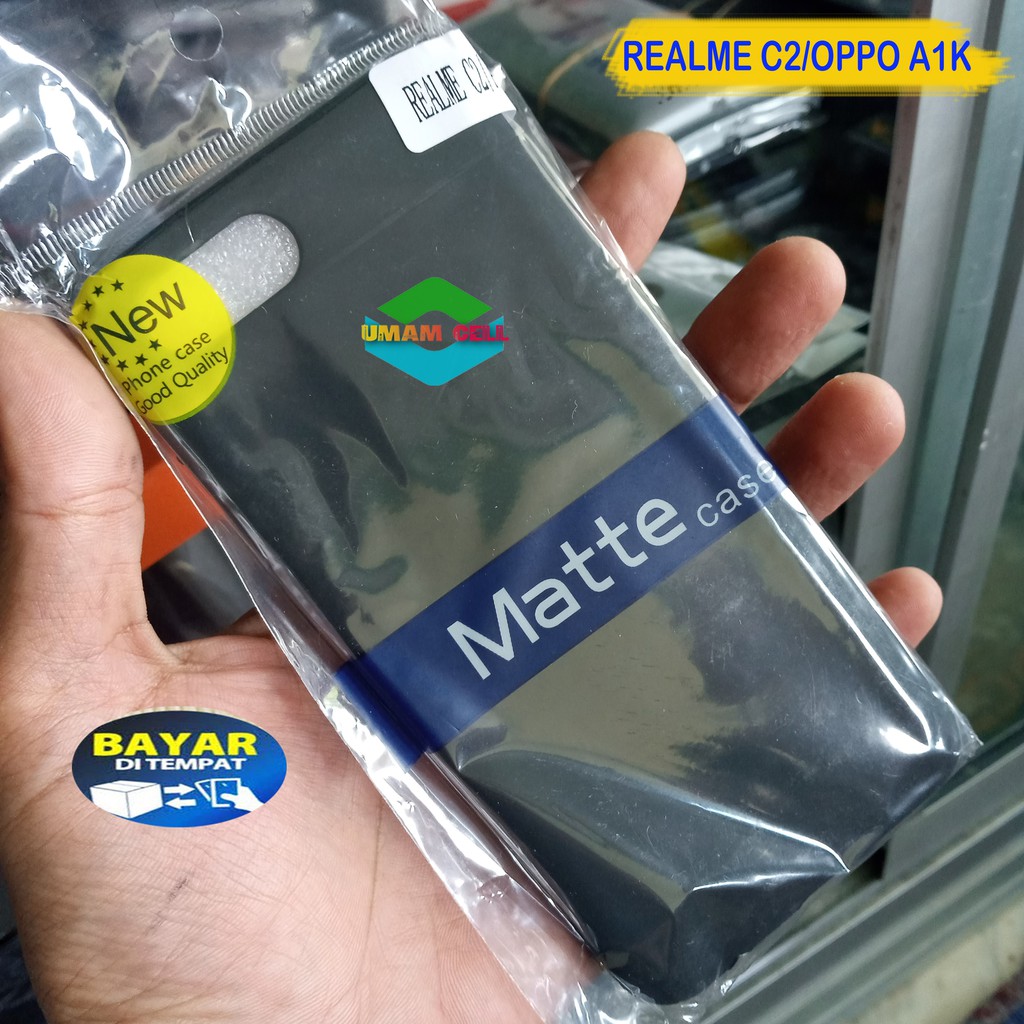 SOFTCASE OPPO REALME C2 - CASE RUGGED ARMOR KICK STAND OPPO REALME C2 2019