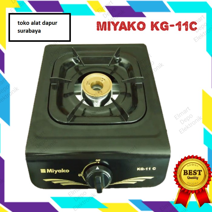 Kompor Gas 1 Tungku MIYAKO KG 11C / KG11C / KG 11 C Gas Stove