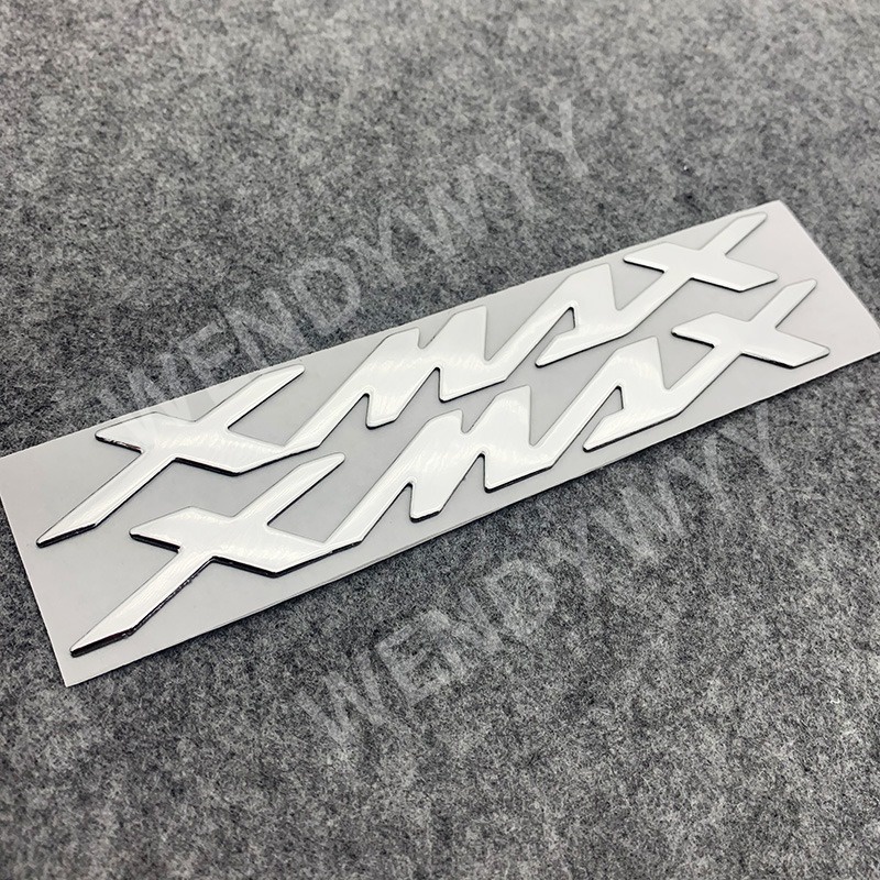 2pcs Stiker Emblem Badge Huruf 3D Untuk Dekorasi Motor YAMAHA XMAX 300 250 400 125