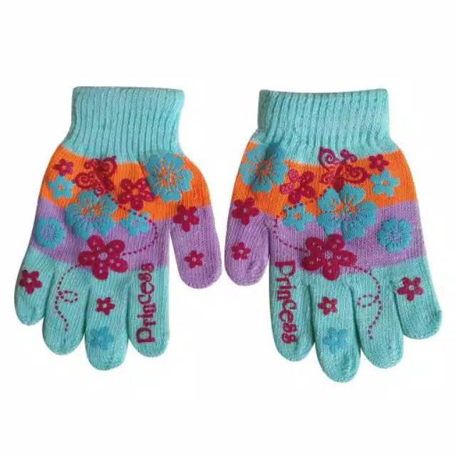 Sarung tangan anak bahan woll motif sarung tangan kids perempuan