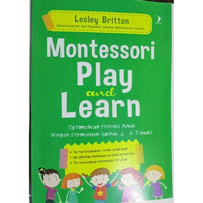

montesori play and learn ; optimalkan potensi anak dengan permainan