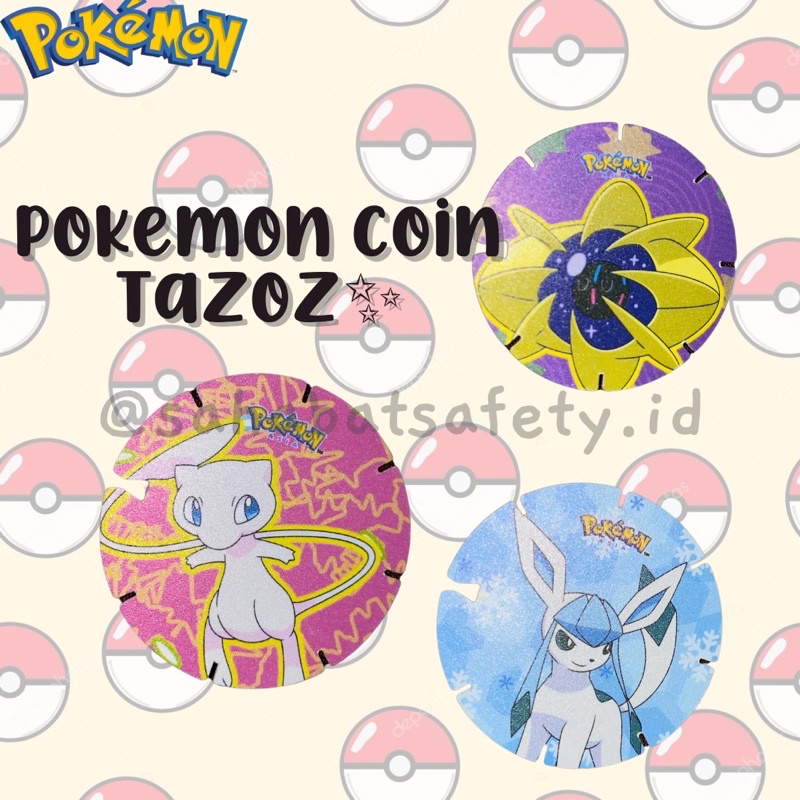 Pokemon Coin Tazoz Chiki Balls
