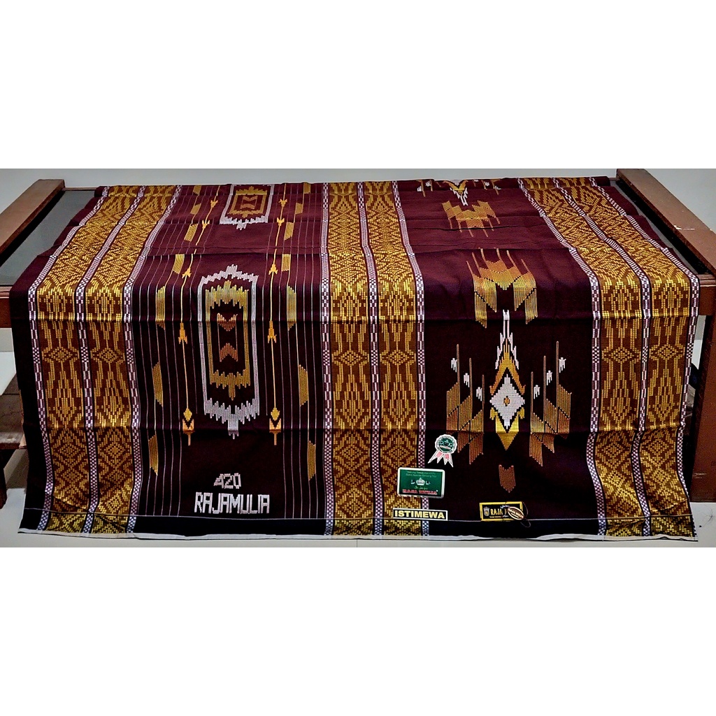 Sarung tenun sutra RAJA MULIA 420 EXCLUSIVE skelas tamer kamer bhs sge sgt lamiri lamiya hidayat