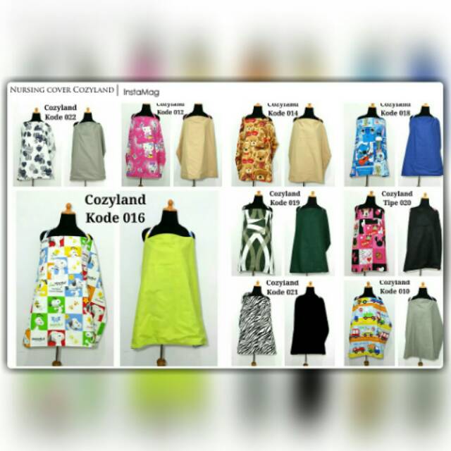 NURSING COVER ( penutup menyusui ) COZYLAND