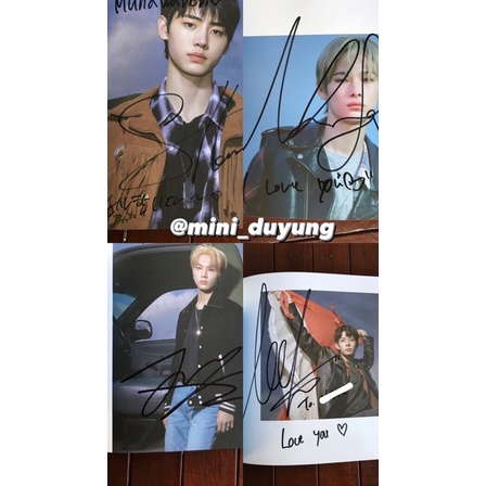 Enhypen Signed Page BDO Sunghoon Jungwon Jay Jake Sunoo Heeseung Niki Enha Album signed mecima fansi