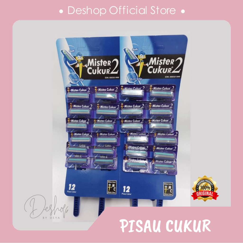 Pisau Cukur / Pisau Cukur Mister 2 Mata Pisau