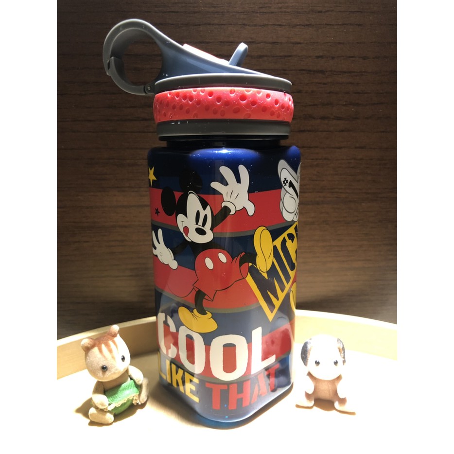 "Botol minum anak original disneyland disneystore Mickey Mouse sedotan"