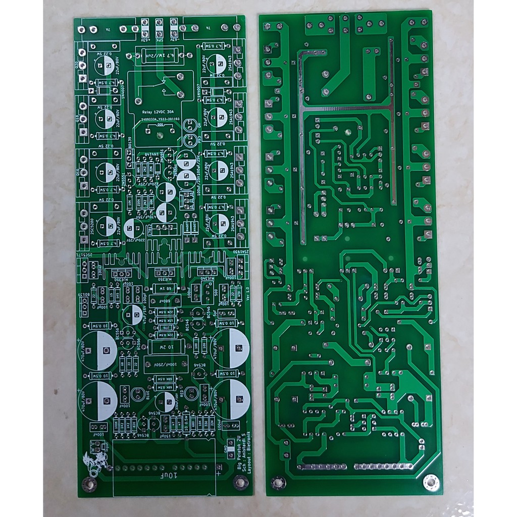 PCB Big Pelatuk 2U Dengan Final Dauble Layer