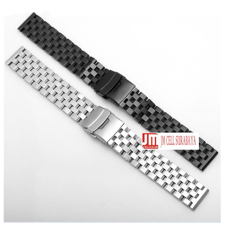 Super II Tali Jam 20mm Watch Strap Xiaomi Mibro Color (Kotak) - Metal Stainless Steel Brushed Padat