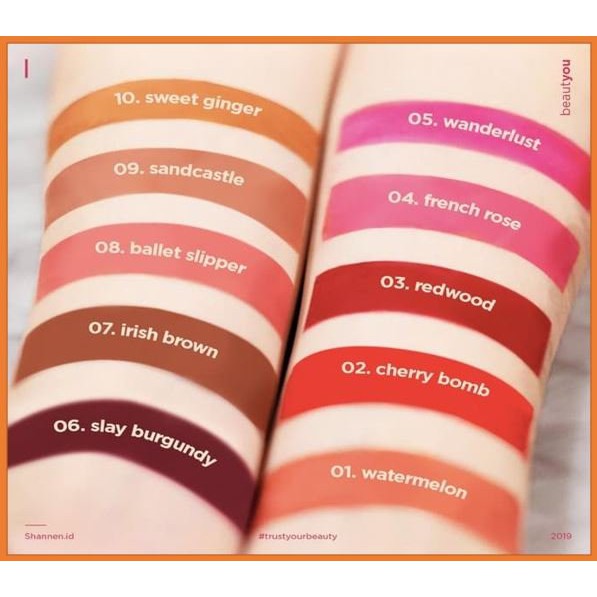 Lipstik Shannen - Lipstik Halal Shannen - Shannen Lipstik Shanen Lip Color - Shannen Lipstik L