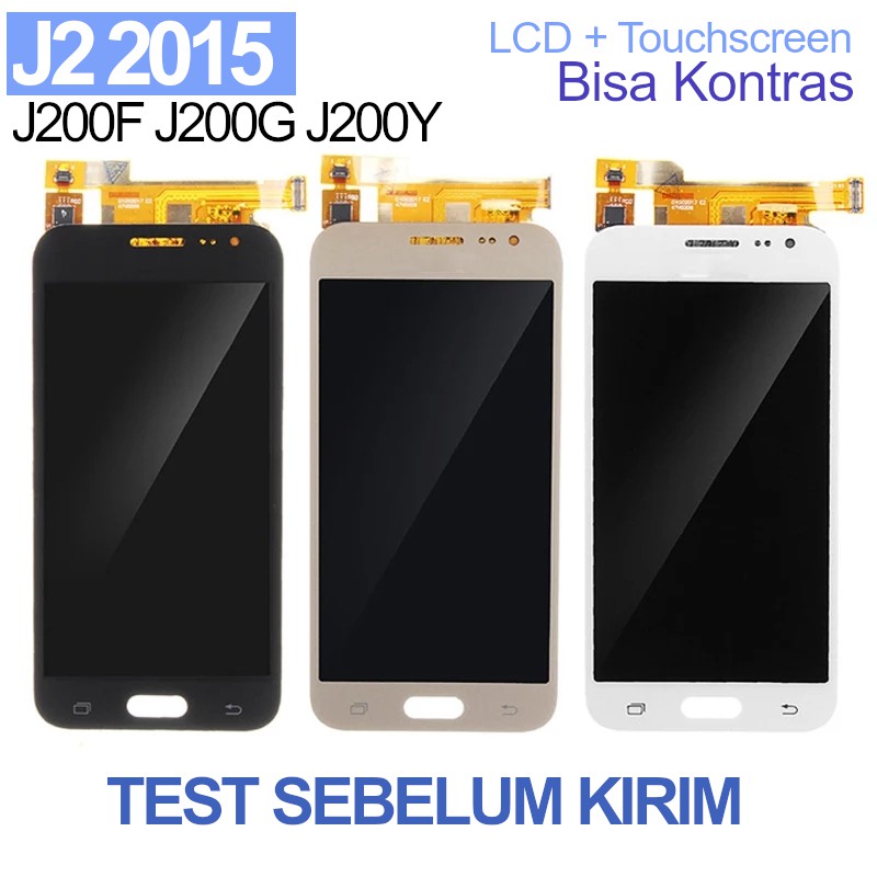 LCD TOUCHSCREEN SAMSUNG GALAXY J2 J200 J200F J200G J200H J200GU J200M J200Y FULLSET CONTRAS