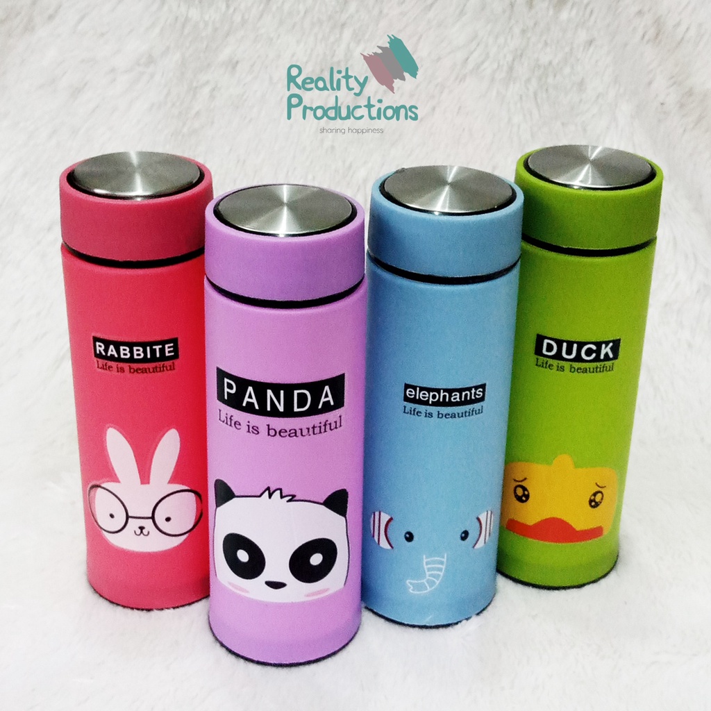 Botol Minum Kaca ALZ Animal 450 ml