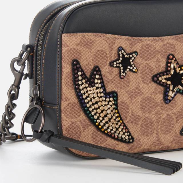 Tas Selempang Coach Rainbow Crystal Camera Bag