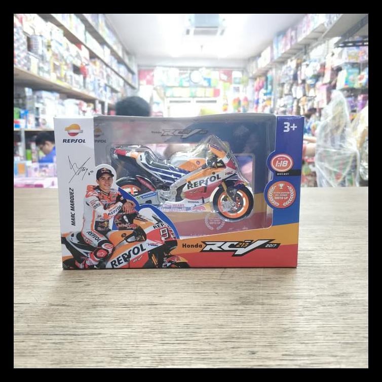Miniatur Motor Maisto Motogp Marc Marquez 2017 1/18 Bermutu