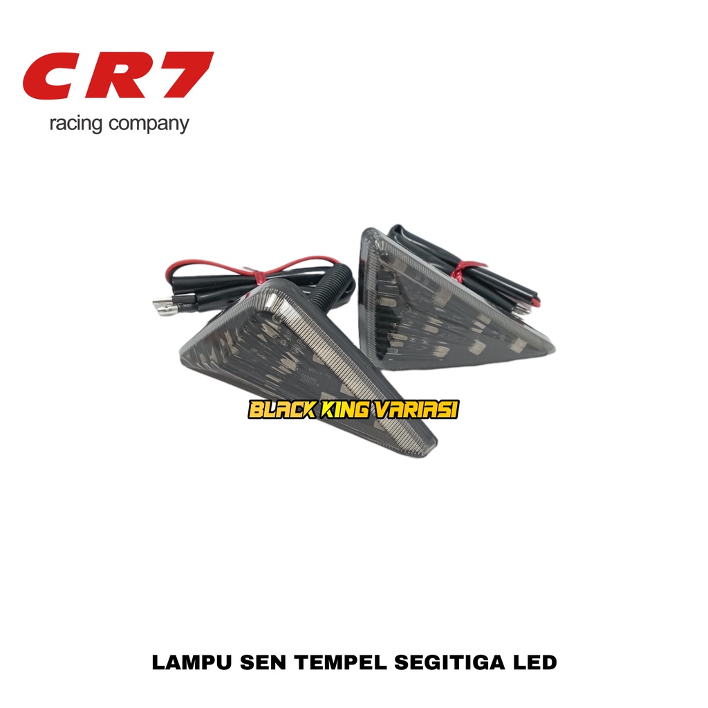 Lampu Sen Sien Tempel Segitiga LED Universal  R15 V3/Cbr150r/Gsx150/Ninja250 Karbu/Ninja250 Rr/R25