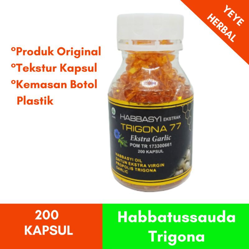 Habbasyi Trigona 77 Isi 200 Kapsul