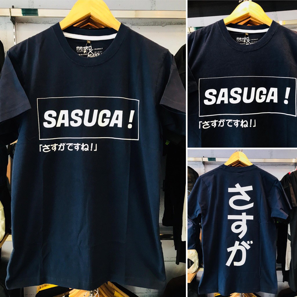 Kaos Sasuga Japan Navy Kanji