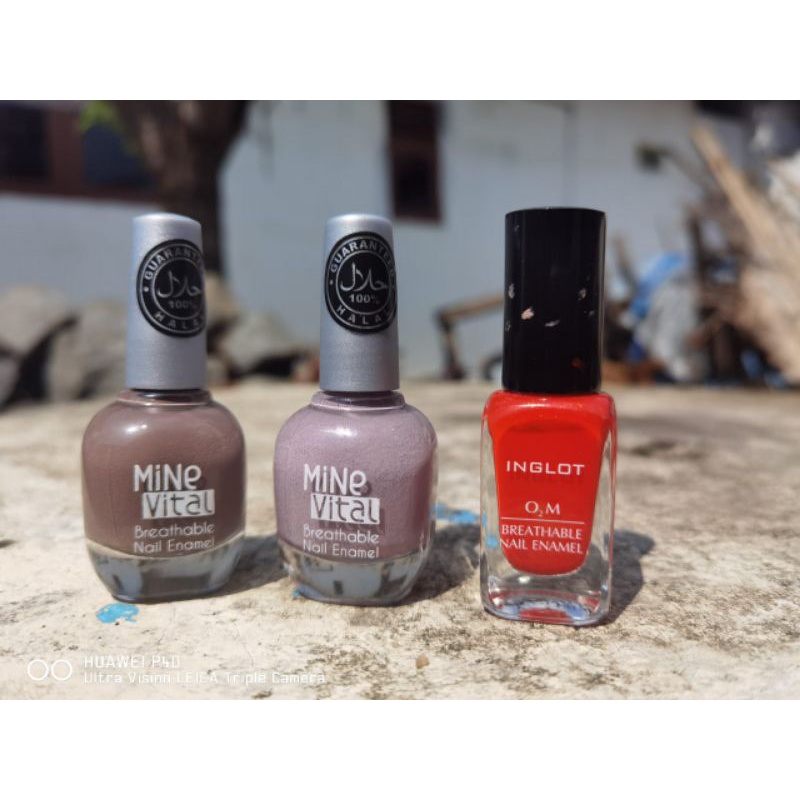 preloved inglot mine vital kutek halal