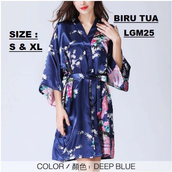 Kimono Satin Silk Pajamas LGM