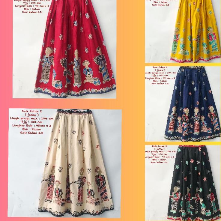 LANGSUNG ATC.. ROK BATIK | ROK PANJANG BATIK KATUN