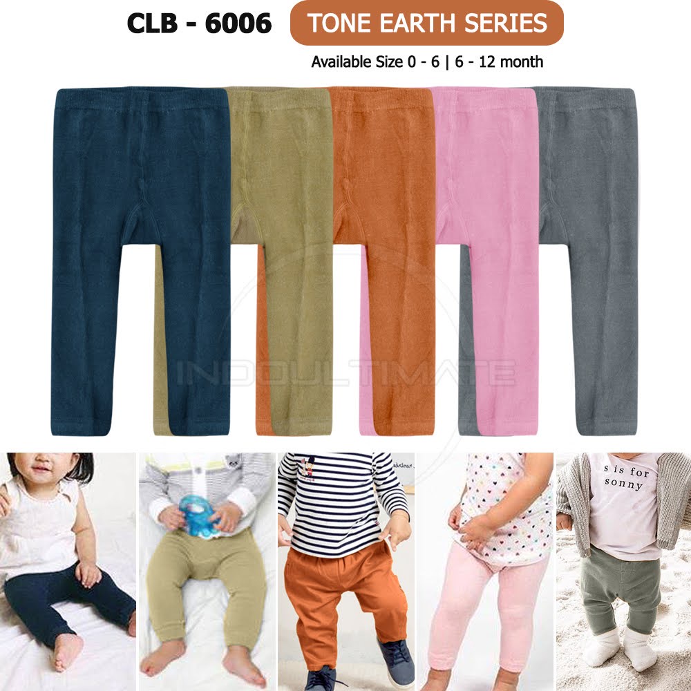 Celana Legging Panjang Bayi Kaki Buka Legging Bayi Baru Lahir CLB-6006 Leging Bayi Perempuan Laki Laki Celana Bayi Baru Lahir Import Bawahan Celana Anak bayi balita