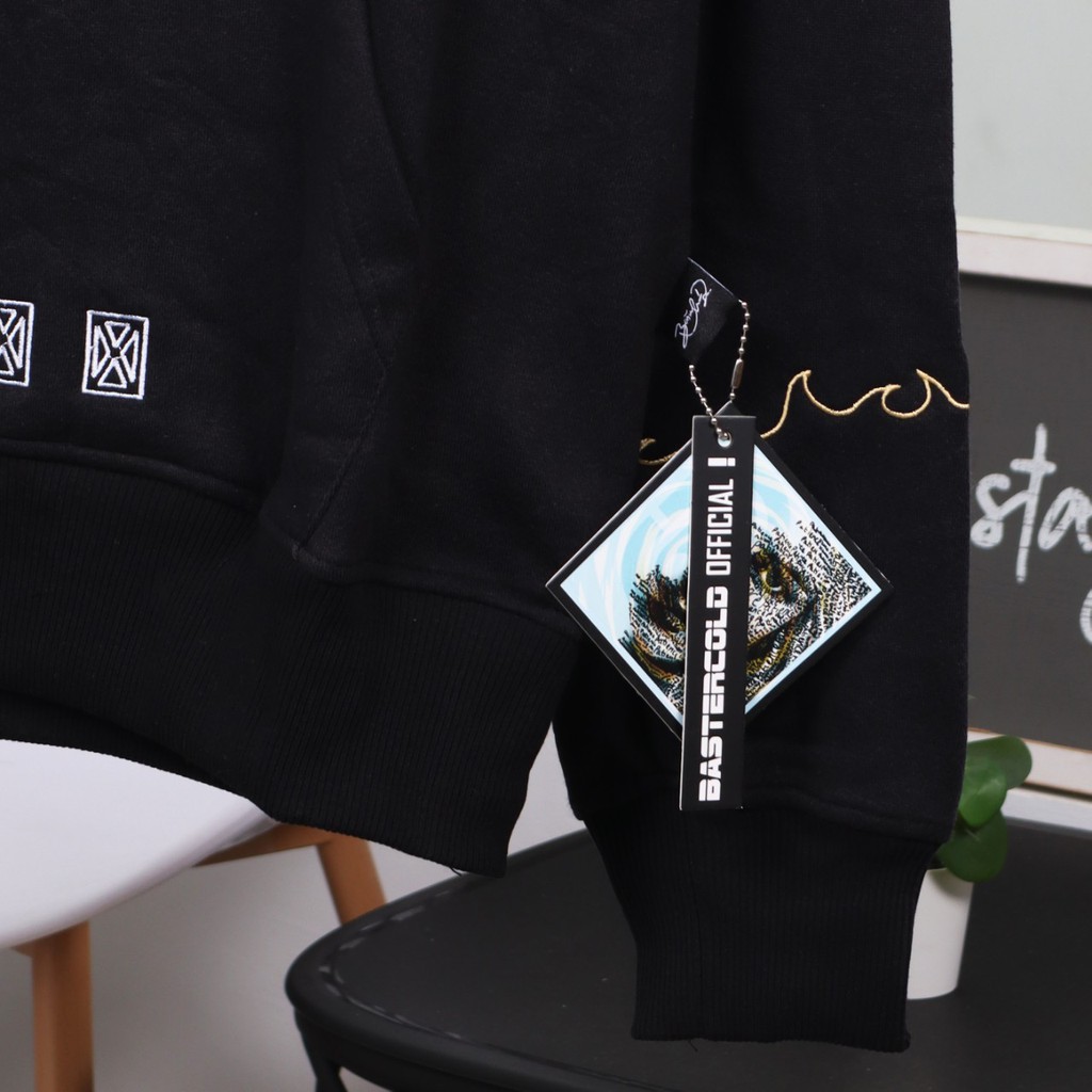 Jaket Sweater Hoodie BSTR LOGO KECIL – Black Edition Trendy Casual Unisex Good Brand Quality Stylish