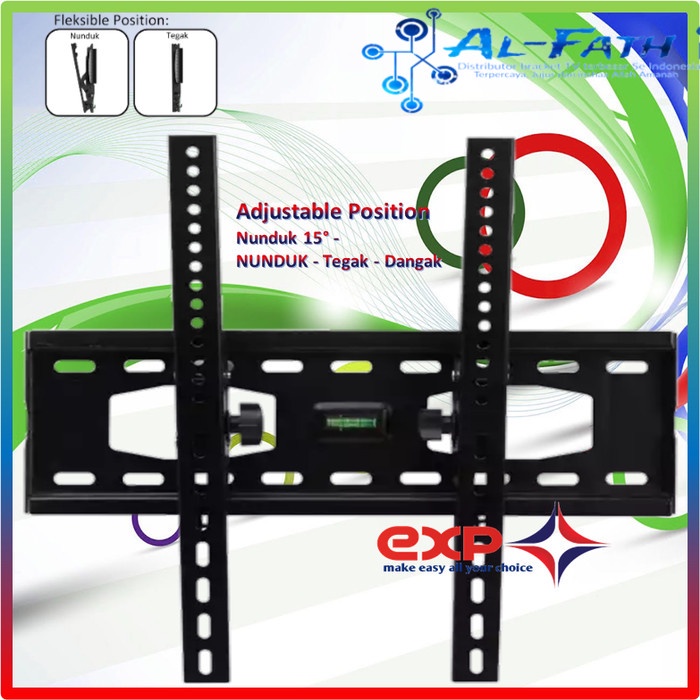 Bracket TV KHUSUS CHANGHONG 42&quot; s/d 55&quot; waterpass GARANSI 100% COCOK!