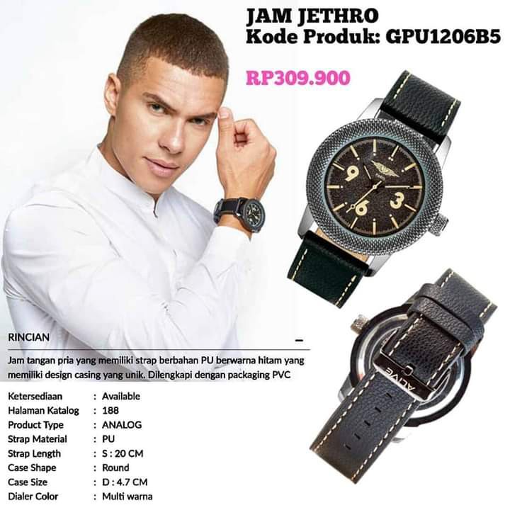 JAM TANGAN PRIA JETHRO SOPHIE PARIS