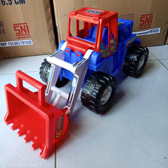 Mainan mobil kontruksi sorok / LP 3 turbo truck dozer / mainan kontruksi dozer sorok bisa di naiki