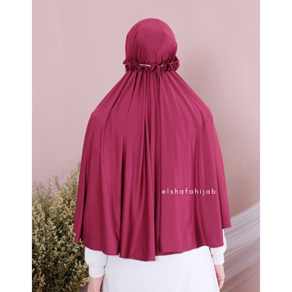 HIJAB INSTANT CADAR CECILE / HIJAB INSTAN CADAR JUMBO / HIJAB ANTI CORONA / JILBAB BERGO JERSEY MURAH