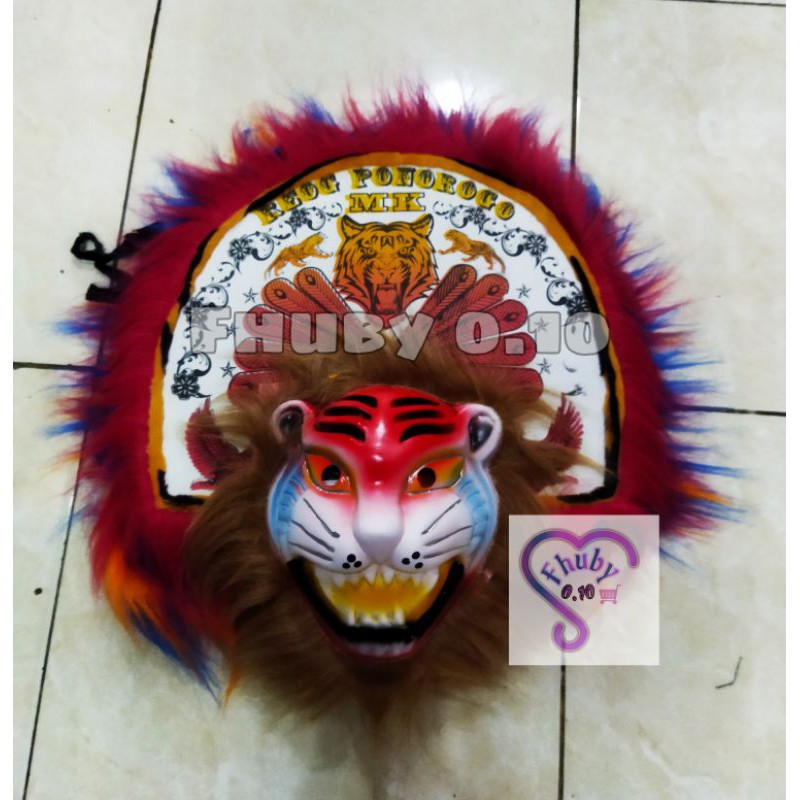 Topeng Reog Anak / Topeng Barongsai Anak / Topeng Adat Kesenian Anak