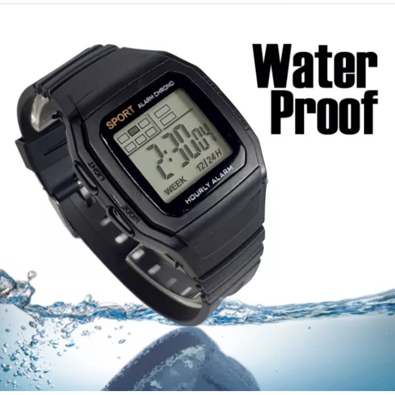 JAM QQ DIGITAL PRIA &amp; WANITA WATER PTOFF