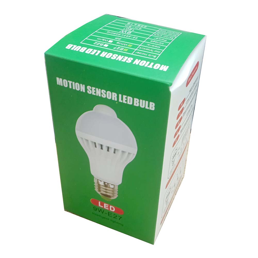 Lampu LED Smart E27 9W with PIR Sensor - OMLL6FWH White