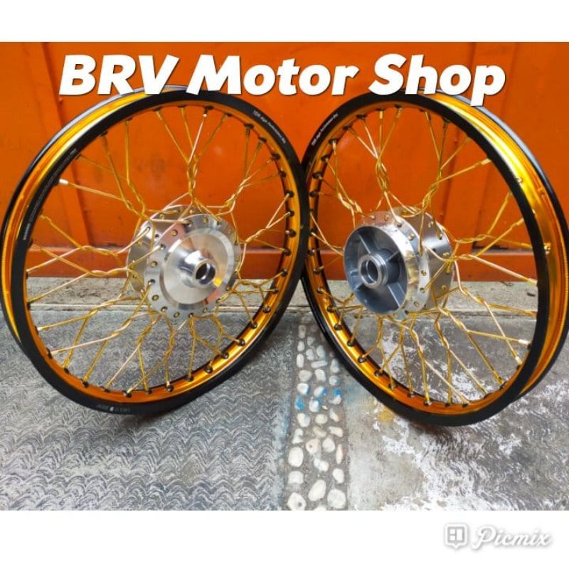 Velg jari vixion old dan new - velg TDR Vixion pelintir ring17