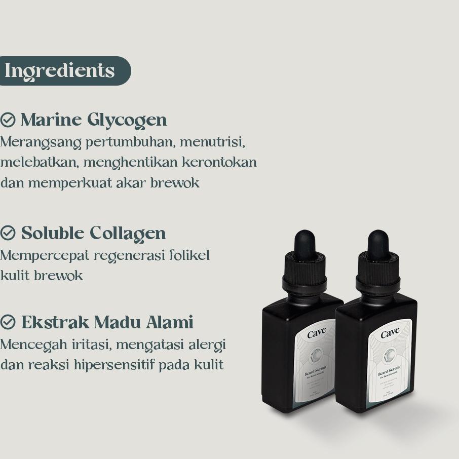 ⊕ CAVE Beard Serum 30 ml  ⊕